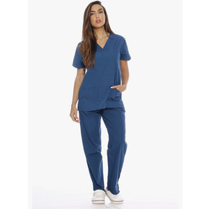 Just Love Women's Six Pocket Medical Scrubs Set (V-Neck with Cargo Pant) M