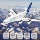RC Plane A120-Aircar A380 RC Airplane 3CH RC Planes for Adults EPP Foam Fixed Wing RC Airliner 2.4G Remote Control Airplane with 2 Batteries (Regular Version)