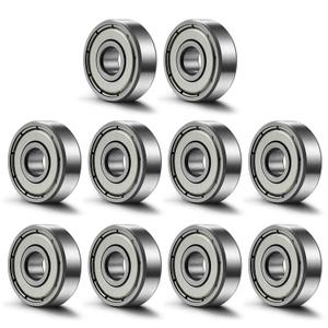 Donepart 625ZZ Small Bearings, 5mm ID x16mm OD 5mm Thick Pre-Lubricated and Double Metal Shielded Bearings, for Electric Motors, 3D Printers, RC Vehicles, and Home Appliances 10-Pack