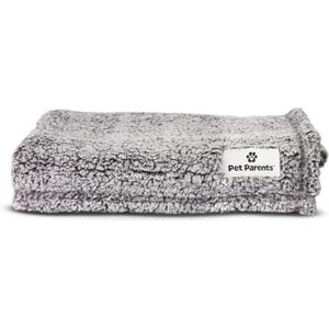 Pet Parents Premium Pet Blanket - Water Resistant Dog & Cat Blanket, Perfect for Crates, Calming, Large, Medium & Small Dogs, Puppy Size: 32x40, Color: Slate