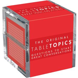 TableTopics - The Original Conversation Starter Cards - 135 Questions to Break the Ice & Build Connection with Friends, Acquaintances, & Coworkers - at Meetings, Parties, & at Home