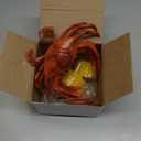 Gemscream 9 Pcs Crab Cake Topper Crab Boil Party Decorations Supplies Plastic Potato Corn Metal Pail for Theme Birthday Festival Potluck