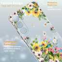 for Samsung Galaxy A26 Case 5G 6.7", [10FT Military Grade Drop Test] Flowers Planet Soft Slim TPU Protective Shockproof Phone Case CoverFlowers Sea