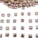 500g/1.1lb Random Color Irregular Ceramics Mosaic Tiles,DIY Making Creative Ceramic Mosaic Tiles for DIY Craft Plates Flowerpots Vases Cups Mosaic Making Supplies (0.47" Square Pearl Brown)