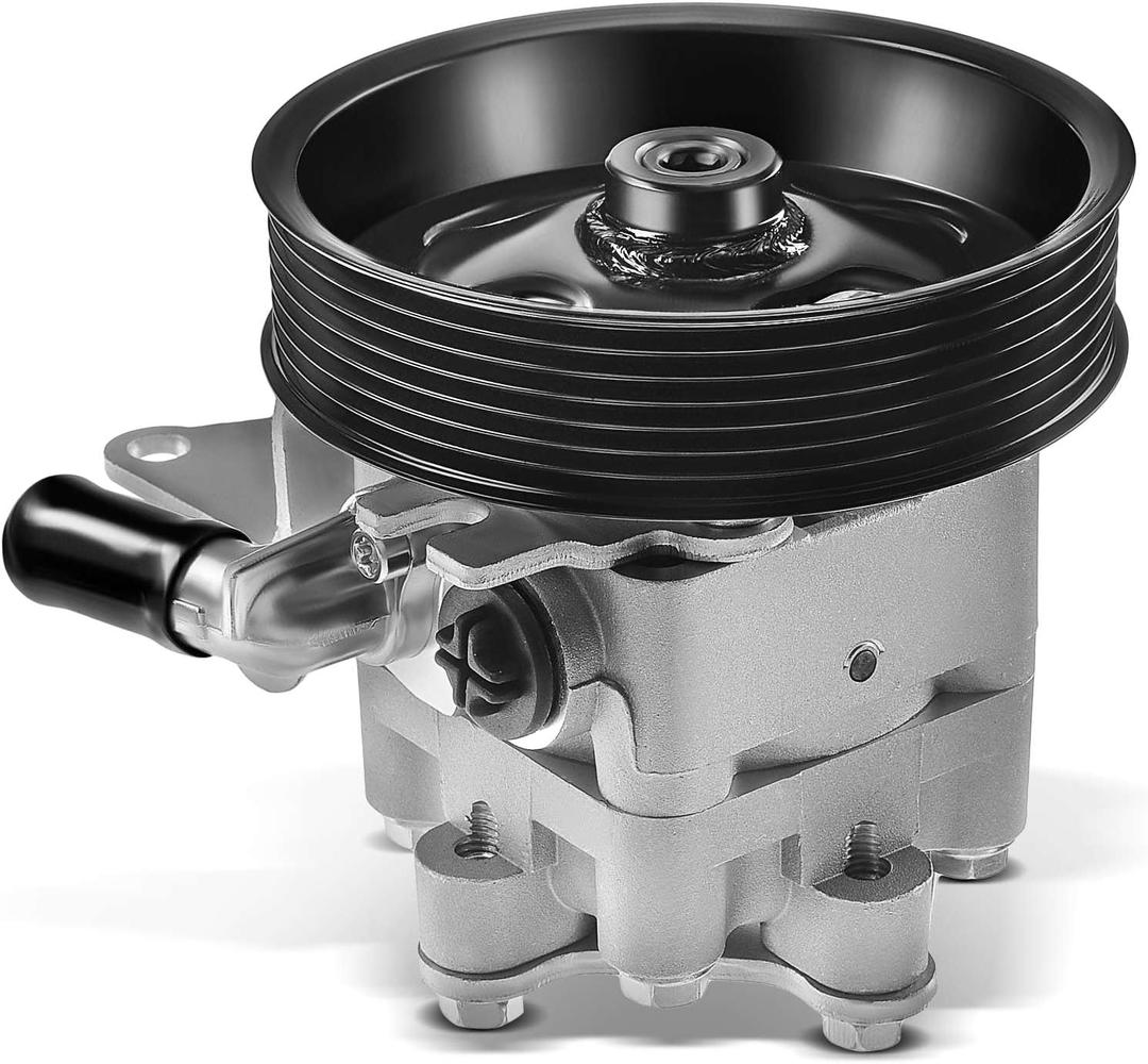 YHTAUTO Power Steering Pump with Pulley Replacement for Nissan Altima 2007-2012 3.5L, Maxima Murano 2009-2014 3.5L, Power Assist Pump Replace 49110-ZX02A 49110-ZX70A