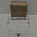 Acrylic Raffle Drum, Transparent Raffle Ticket Spinner Box, Clear Ticket Box for Bingo, Lottery Games, Balls