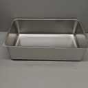 CURTA 6-Inch Deep Spillage Pan, Full Size, Heavy Duty, 18-8 Stainless Steel, NSF Listed, 21" D x 13" W x 5.91" H, 21 Gauge