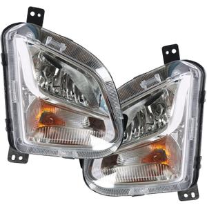 labwork 1 Pair Fog Lights with Signal Lamps Replacement for 2018 2019 2020 Equinox Clear Lens with Bulbs Driving Fog Lights Lamps Driver and Passenger Side