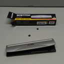 Bostitch Office Premium 3 Hole Punch, 12 Sheet Capacity, Metal, Rubber Base, Easy-Clean Tray, Silver