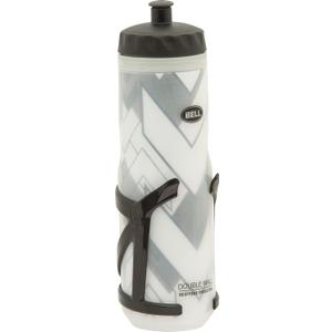 BELL Quencher 550 20 oz Insulated Bottle + Polycarbonate Cage - Black