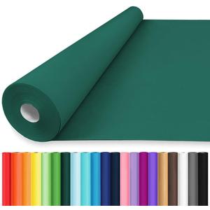 Vanhench 36" x 2400" (200') Green Wrapping Paper Roll, Kraft Paper Roll for Fathers Day/Birthday Gifts, Bouquet Flower Crafts Paper, Moving Supplies, Solid Color Bulletin Board Paper