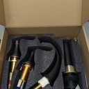 Bathroom Sink Faucet, Faucet for Bathroom Sink, Widespread ORB Bathroom Faucet 3 Hole with Stainless Steel Pop Up Drain and cUPC Lead-Free Hose-(Oil Rubbed Bronze) (8 inch 1 pack)