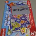 Montessori Mama World Map Wooden Puzzle, Continents and Oceans Puzzles for Kids Ages 4-6. Perfect Educational Toys for 4 Year Old Including Global Landmarks, Animals and Marine Life