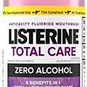 Pack of 2, Listerine Total Care Zero Mouthwash, Fresh Mint, 3.2 Ounce