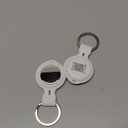 2 Pack Tracker Tags [Apple MFi Certified] Pair with Apple Find My (iOS Only) Bluetooth Air Smart Tags Key Finder Item Locator Waterproof Finder Worldwide Tracking for Pets Wallet Backpack Dogs Luggage (White)