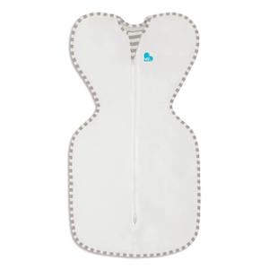 Love to Dream Organic Swaddle, Baby Sleep Sack, Swaddle Up Self-Soothing Swaddles for Newborns, Get Longer Sleep, Snug Fit Helps Calm Startle Reflex, 1.0 TOG Sleep Sack, 13-18.5lbs, Cream