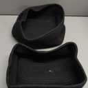 MiniArk Large Shallow Organizing Baskets 15x11x5.1 Inches - Rope Woven Storage Bins for Bathroom, Shelves, Cube Closet, Black 2 Packs