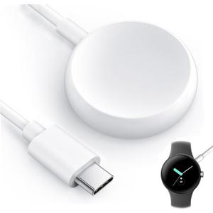 Watch Charger Cable for Google Pixel-Watch 1(Not for Google Pixel 2/3), Magnetic Replacement USB Type C Charging Cable Cord Stand - 3.3FT