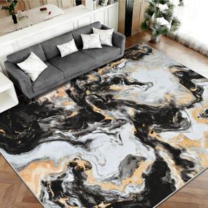 Yinhua 8x10 Area Rugs for Living Room, Washable Large Bedroom Rug Non Slip