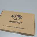 PHOEPET No Pull Dog Harness Reflective Adjustable with 2 Metal Leash Hooks and Soft Training Handle (S, Baby Blue)