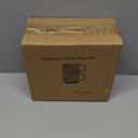 Stackable Coffee Mugs Set: 13 oz Ceramic Stacking Cups for Cappuccino Latte Tea - Microwave Safe Mug for Home & Office - 4 PCS, Yellow