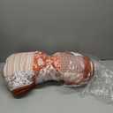 Mybedsoul Burnt Orange Quilt Set King Size, 3 Pieces Boho Plaid Terracotta Floral Bedspread Set Microfiber Lightweight Bohemian Bedding Bedspread Coverlet Set for All Season 90"x104"