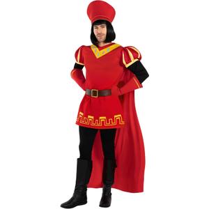 Morph Red Fairytale Lord Costume Men, Funny Halloween Costumes For Men, Movie Character Costumes Adult (3X-Large)