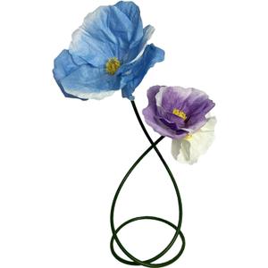 Blue Purple Yellow Flowers Decoration for Party