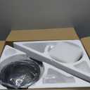 48 Inch Flush Mount Ceiling Fan no Light, Black Ceiling Fan with Remote, 6-Speeds, Quiet Reversible DC Motor, Indoor/Outdoor Ceiling Fans without Lights for Patio, Living Room, Bedroom