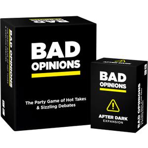 Party Game + After Dark Expansion Set - Adult Card Game of Hot Takes & Sizzling Debates for White Elephant Parties, Stocking Stuffers and Board Games Night with Friends