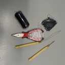 Hair Extensions Tool Kit: 200 Pcs Silicone Lined Micro Links Beads, 1 Three Hole Hair Pliers, 1 Roll Sewing Thread, 1 Loop Needle Threader, 1 Pulling Hook Needle, 8 Sewing Needles (Black)