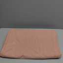 F.Y.Dreams 100% Washed Cotton Duvet Cover for Weighted Blanket 48x72 inches with 16 Ties, Zipper on Long Side/Dust Pink/Just Duvet Cover
