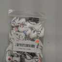 18 Pack Tooth-Shaped Resin Keychains, Dental Key Rings Handbag Pendants Gifts for Dentist, Dental Patients, Birthday Graduation Gifts for New Dentists, Basket Stuffers Party Favors