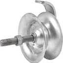 5" Steel Pipe Track Roller Galvanized for 1 5/8" Pipe Track (Pack of 2)