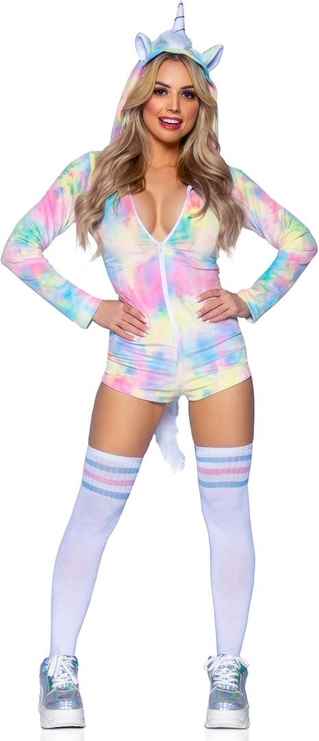 Leg Avenue Women's Assorted Cuddly Animal Costumes (Small, Comfy Unicorn)