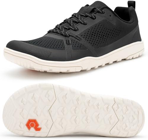 Pulltop Barefoot Trail Running Shoes for Men - Wide Toe Box | Zero Drop Sole | Minimalist Cross-Training Shoes, Size 11