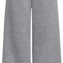 Ecolala Girls Wide Straight Leg Loose Jogger Pants with Pockets Grey 13-14Y