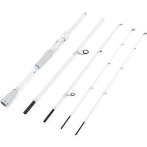 KastKing Centron Lite Travel Fishing Rods, Portable 4 Piece Spinning & Casting Rods, Extra Twin-Tip, IM6 Graphite Blanks, Stainless Steel Guides W/ Ceramic Rings, Spin, 6'0", Mod Fast, Light, 4-8 LB