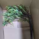8 Pcs Artificial Olive Branches for Vase, Fake Greenery Olive Leaves Stems Faux Tabletop DIY Plants for Home Office Cafe Wedding Party Decor