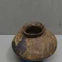 Rusty Ceramic Vase, Wabi Sabi Decorative Pottery Flower Vase for Centerpieces, Table, Living Room, Bedroom, Bathroom, Retro Country Farmhouse Decor