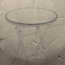 2 Pack Cocktail Table, 32 Inch Folding Table, High Top Round Tables, Black