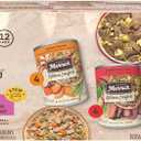 Merrick Kitchen Comforts Wet Dog Food Gravy, Variety Pack Real Meat and Brown Rice Dog Food with Grains - (Pack of 12) 9.5 lb. Cans, Best By Feb 2028