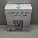 CASABREWS CM5418 Espresso Machine 20 Bar, Compact Espresso Maker with Steam Milk Frother, Stainless Steel Coffee Machine with 34oz Removable Water Tank for Cappuccino, Gift for Women or Men, Silver