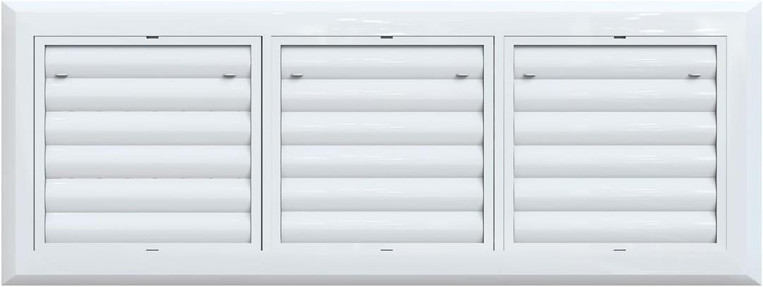 24x8 Return Air Grille, Vent Cover Grill for Sidewall & Ceiling
