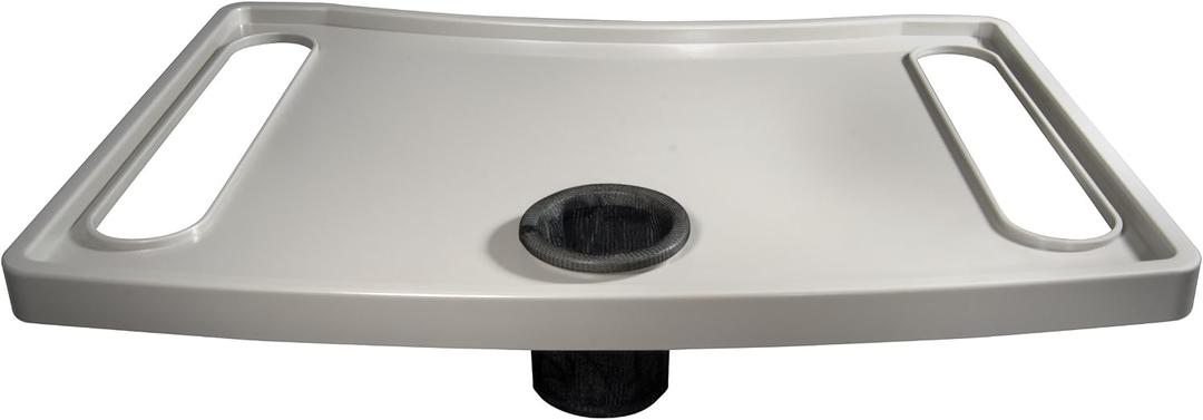 Drive Medical 10124 Walker Tray with Cup Holder, Gray