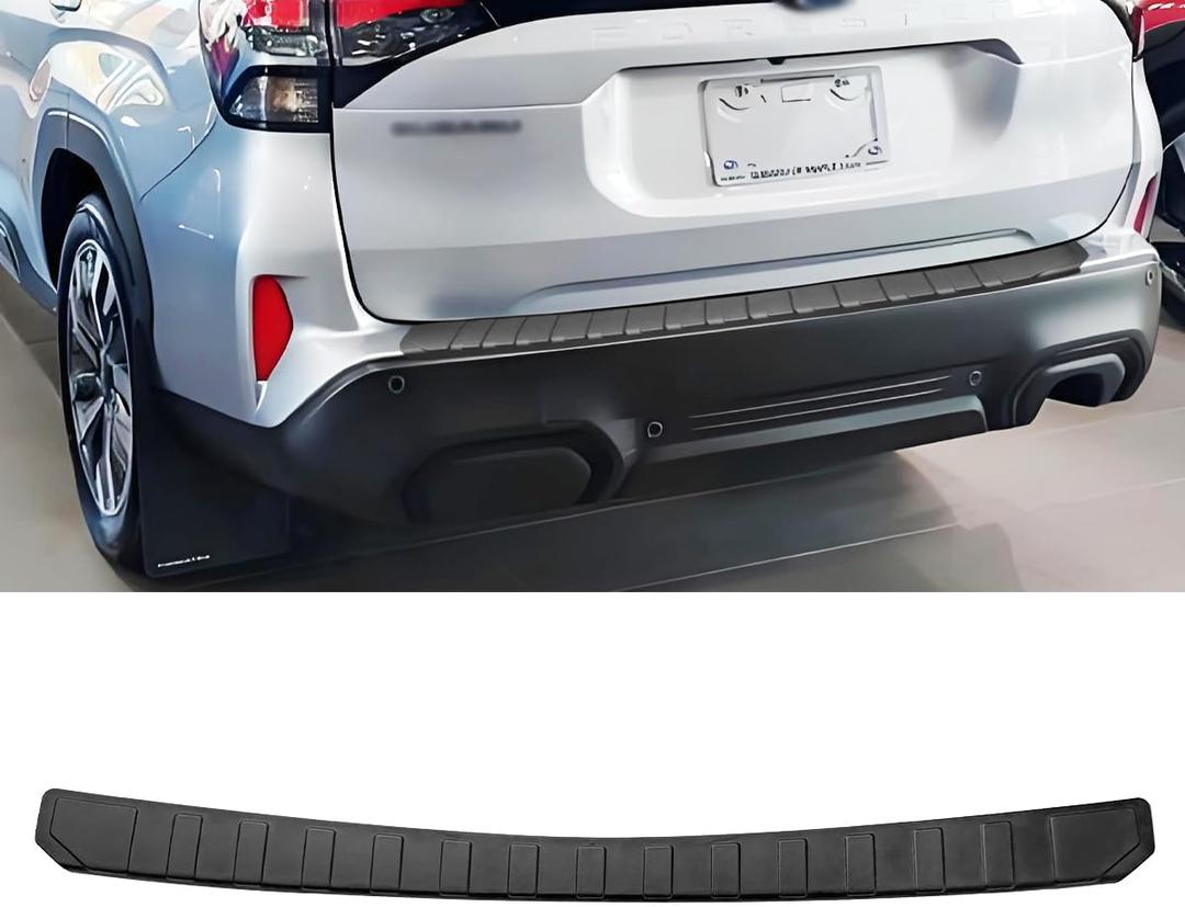 Rear Bumper Protector Guard Accessory Trim Cover Scratch Resistant Trunk Door Entry Guards Compatible with Subaru Forester 2025 2026