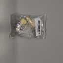 Uenede 2PCS Brass 3/4" NPT Female to 1" Hose Barb Fittings Adapter Connector Include 2 Clamps for Water/Oil/Gas