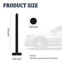 100PCS Car Nylon Universal Cable Tie Buckle with Pin & Button,Self-Locking Push Mount Zip Ties for Fixing Cables,Bumper on Vehicles,Car Accessories Zip Ties Rivet for Auto Fixing