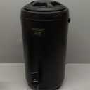 Insulated Beverage Dispenser - Thermal Hot and Cold Tea Dispenser - Stainless Steel 12L/3.2Gal with Spigot for Hot Coffee & Tea, Cold Milk & Juice - Black