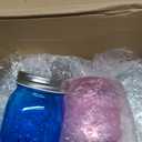 Tessco for you 12 Pcs Bulk Colored Mason Jars with Lids 16 oz Decorative Centerpieces Glass Pint Canning Containers Regular Mouth for Flower Food Storage Wedding Halloween Christmas DIY Crafts